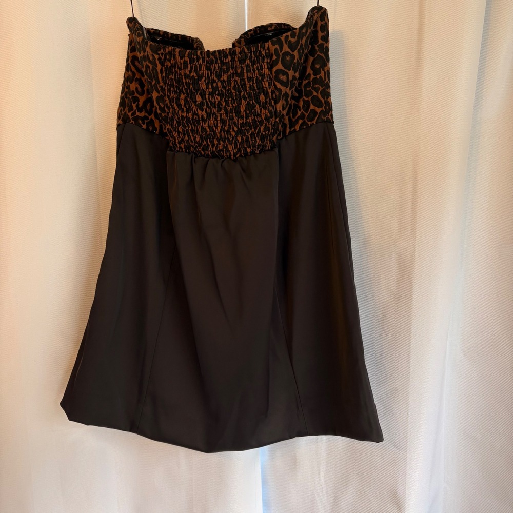 Maeve Leopard print Corset dress XL Mob Boss Bustier Going Out Autum wedding - Picture 4 of 8